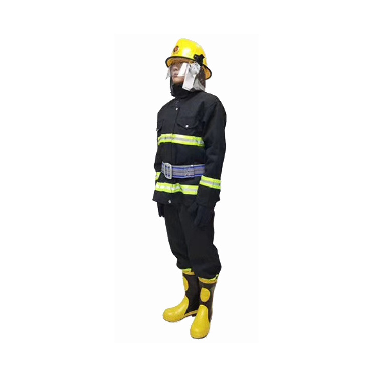 Complete uniform for Fireman protection Rescue Fire fighter jacket Heat resistant