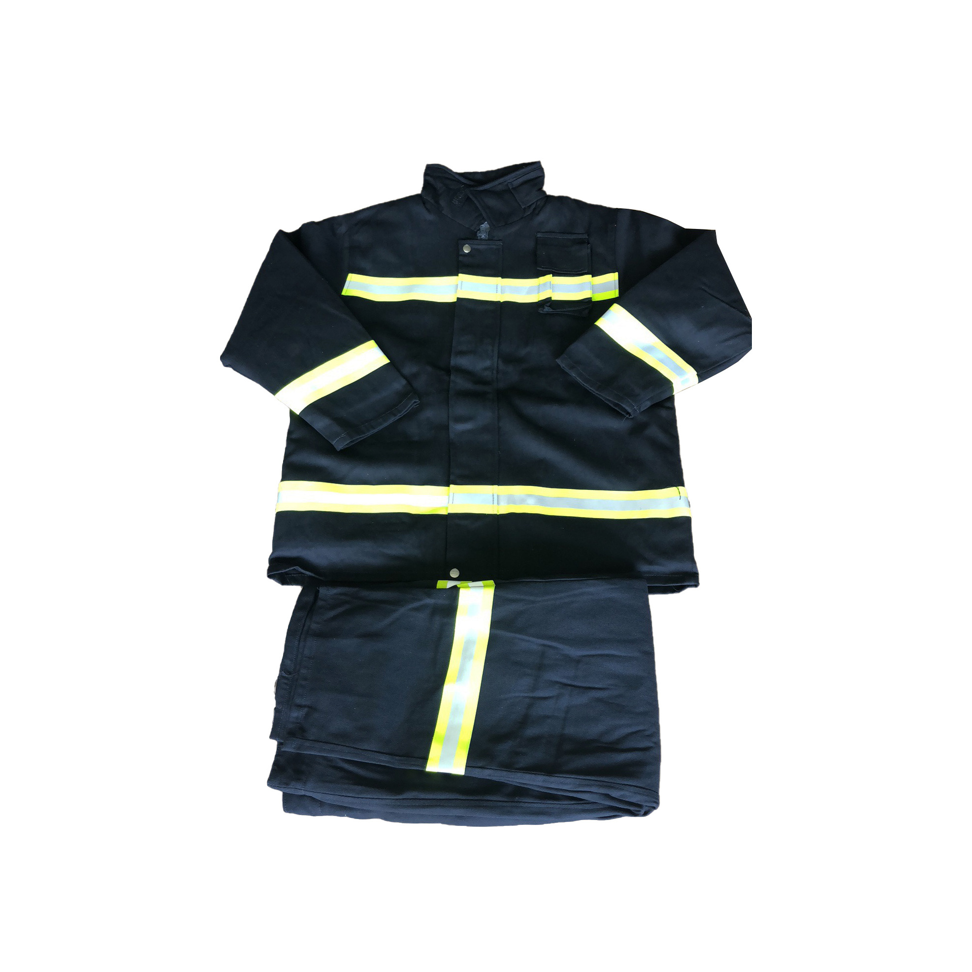 Complete uniform for Fireman protection Rescue Fire fighter jacket Heat resistant