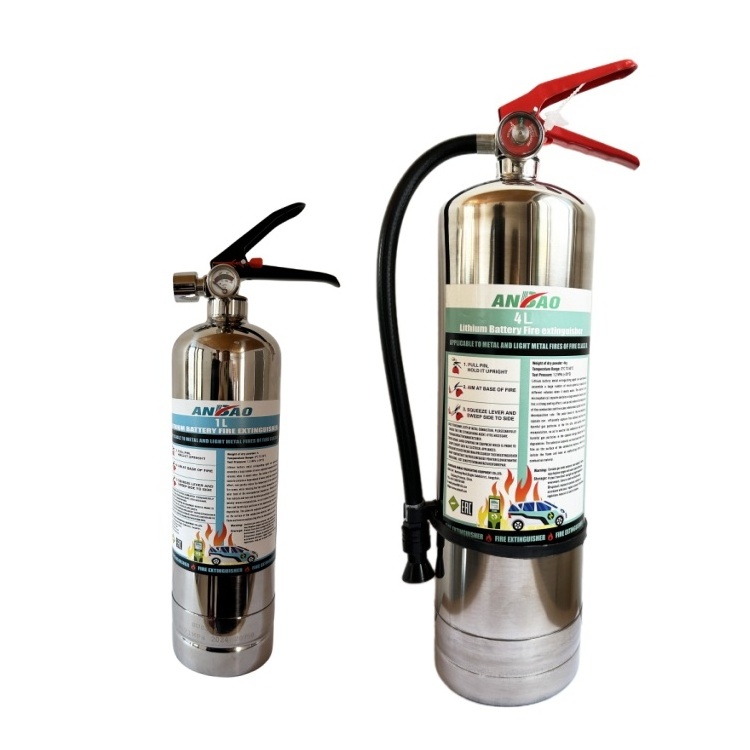 Portable Lithium battery fire extinguisher Electric vehicle EV car use fire extinguisher Lithium extinguisher