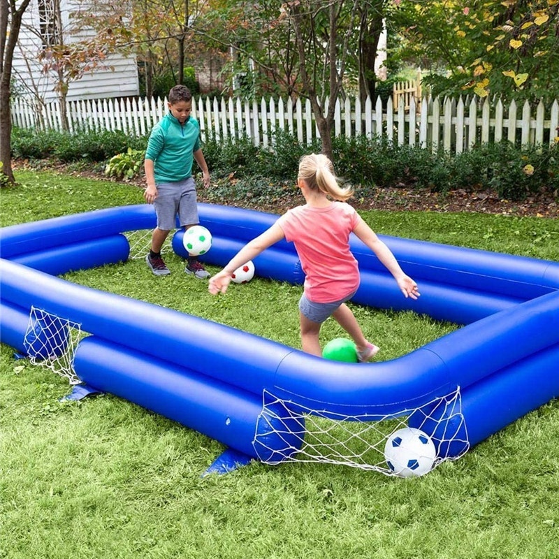 Customized Multiplayer Lawn Football Field Fence Inflatable Outdoor Sports Football Game For Kids And Adults