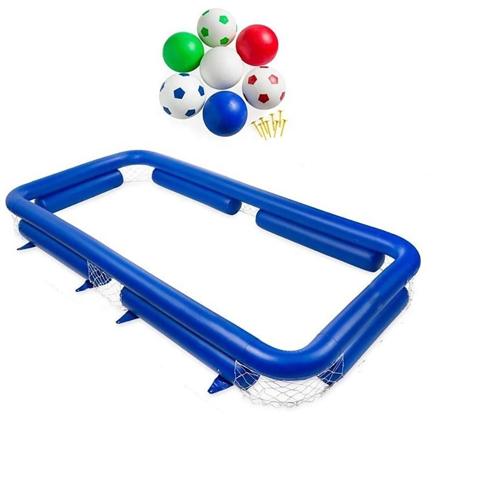 Customized Multiplayer Lawn Football Field Fence Inflatable Outdoor Sports Football Game For Kids And Adults