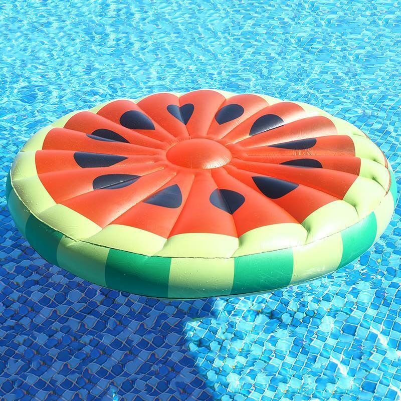 Factory OEM Inflatable Watermelon Pool Float Raft Large Outdoor Swimming Pool Inflatable Float Toy Floatie Lounge Toy