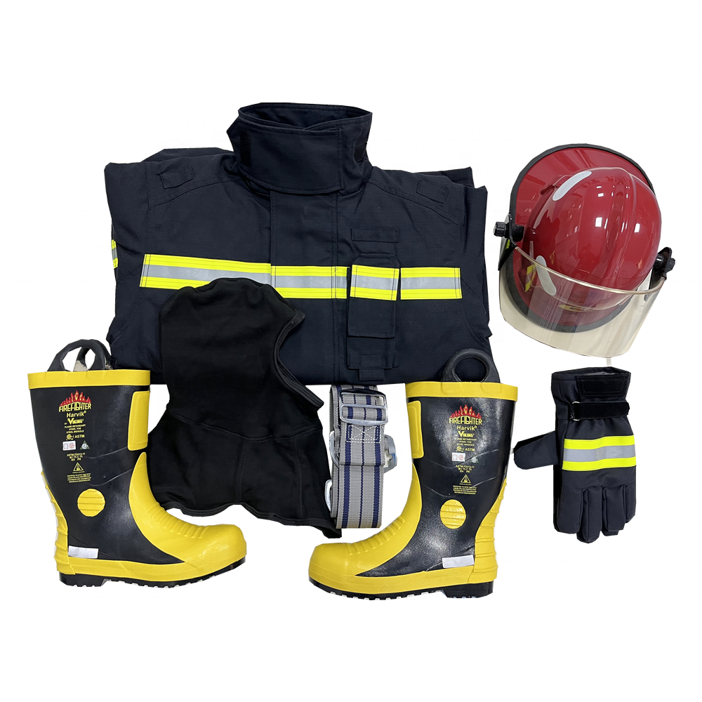 Including Fireman Jacket fire pants firefighting helmet fire gloves fire boots fireman fireproof suit