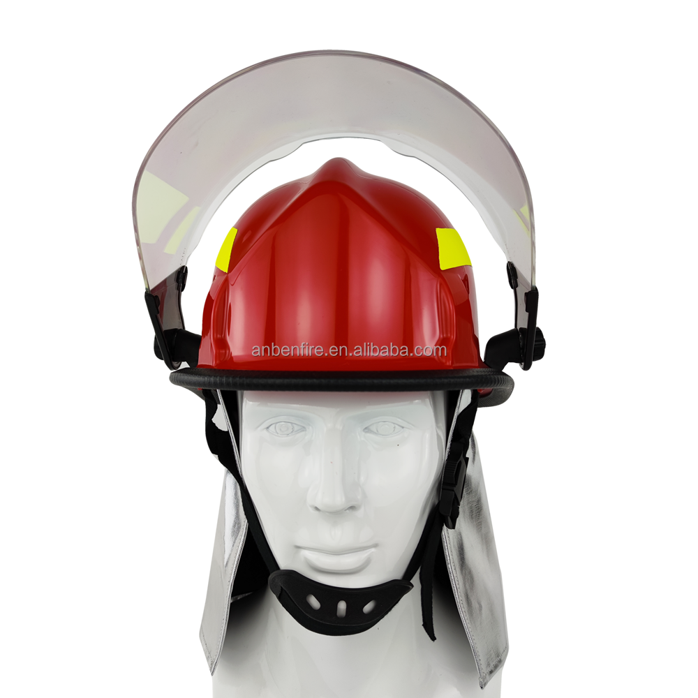 ANBEN FIRE Hot Sale Flame Retardant Rescue Helmet With Flashlight Fire Proof Helmet Safety Emergency Rescue helmet