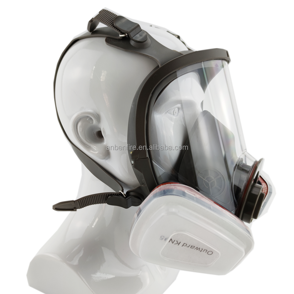 ANBEN Chemical Gas Smoke gas Mask Full Face Anti gas Respirator