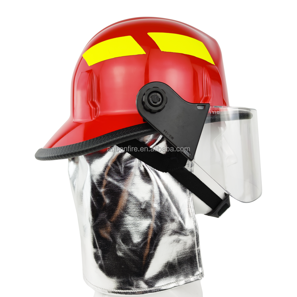 ANBEN FIRE Hot Sale Flame Retardant Rescue Helmet With Flashlight Fire Proof Helmet Safety Emergency Rescue helmet