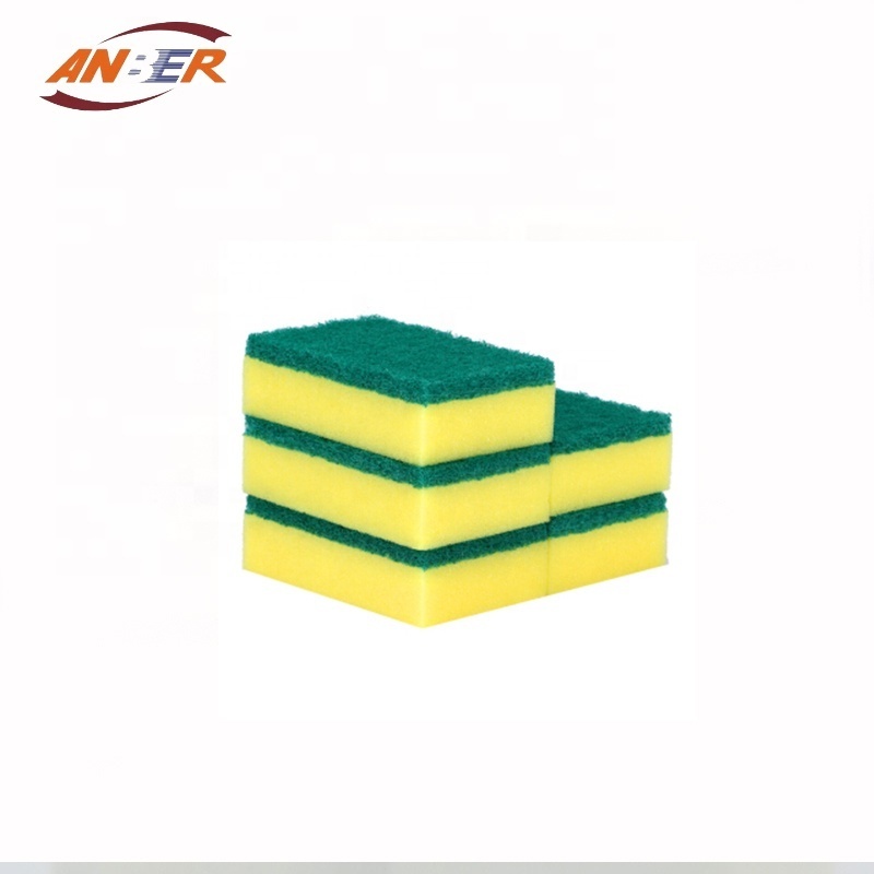 Green Sponge For Washing Dishes Clean