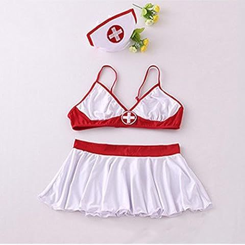 Womens Sexy Underwear Low-Cut Tied Cosplay Nurse Sexy Lingerie Women Dress Underwear Costume Hot Erotic Role Play Lingerie Femme