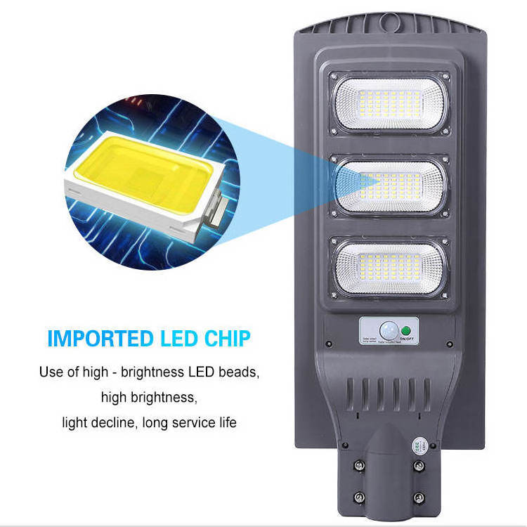 High Brightness Outdoor IP65 Waterproof Streetlight 30w 60w 90w 120w Integrated All In One Led Solar Street Lights