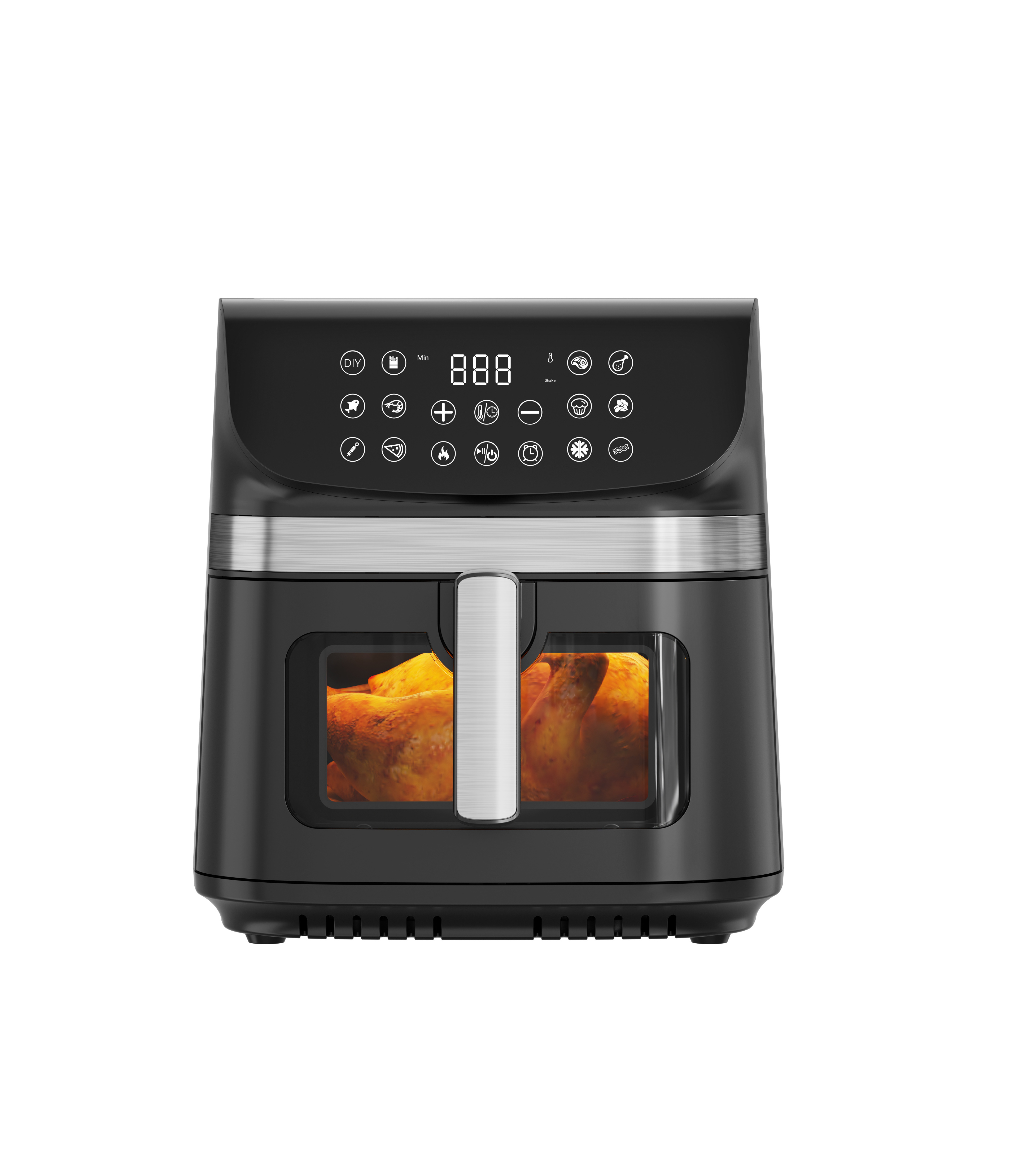 8L 9L 12L 23L air fryer oven deep fryer electric digital air frier smart air fryers with double heating element up and down