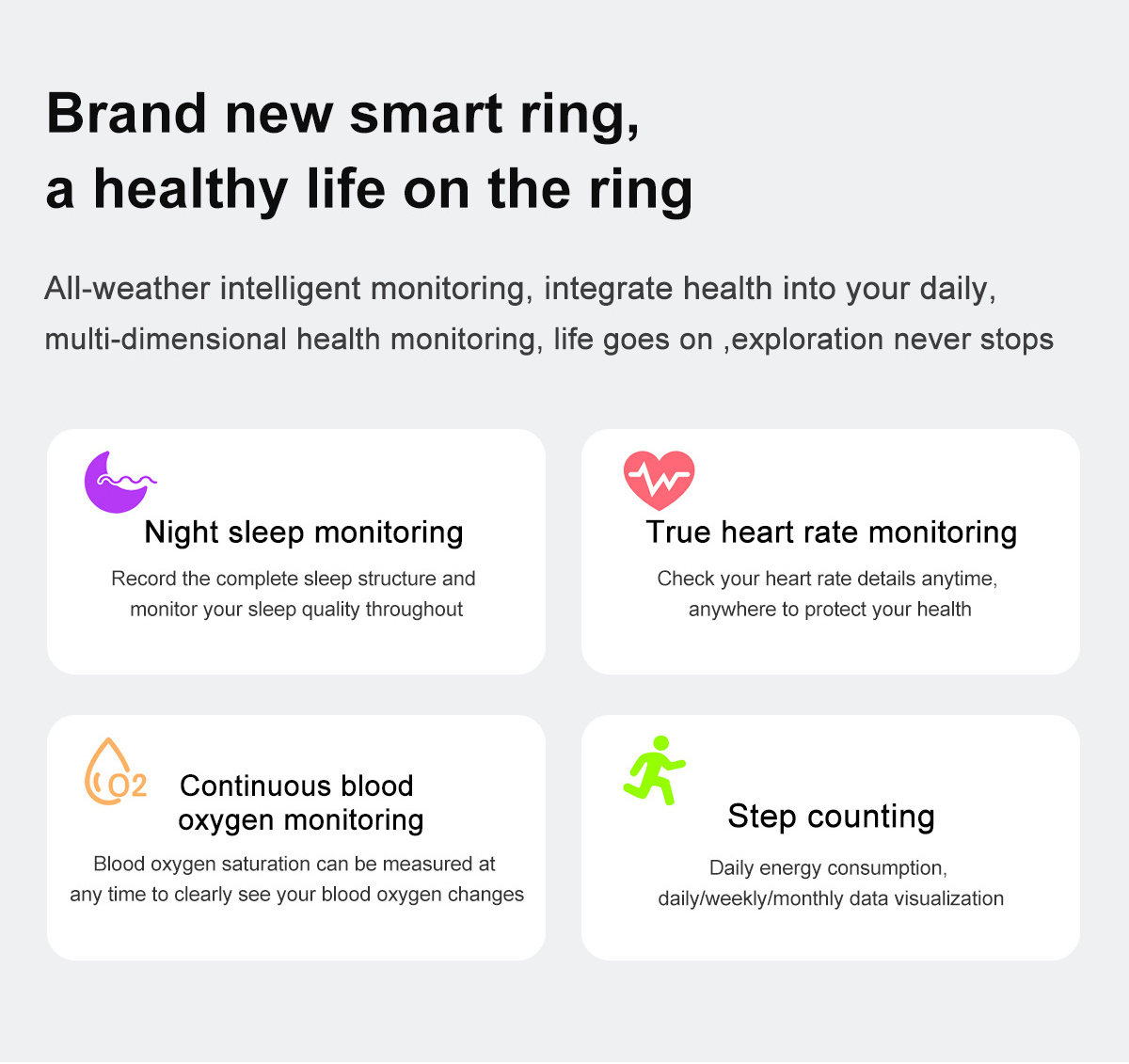 voice i qibla ring smart intelligent muslim tasbih counter smart tasbih zikr ring sleep tracker fitness tracker nfc smart ring