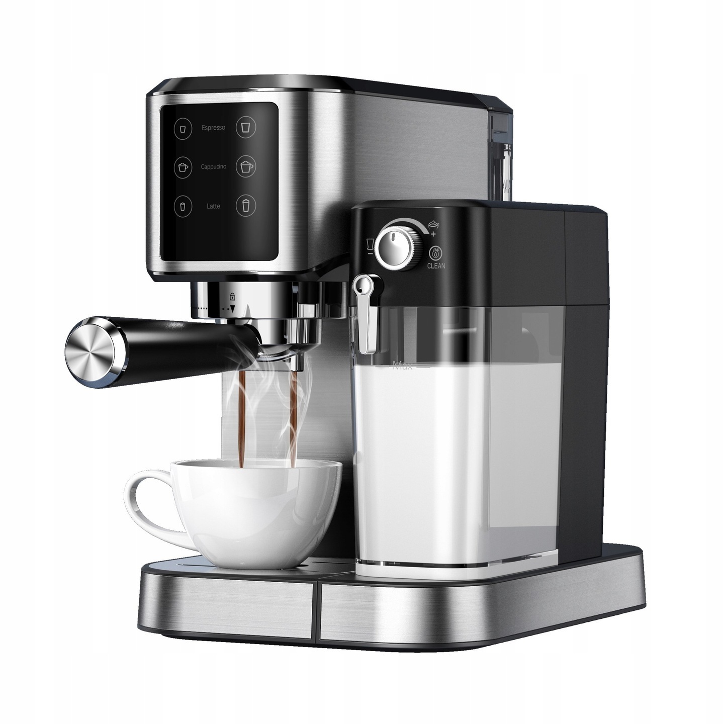 20bar Pressure Espresso Coffee Machine Latte & Cappuccino Coffee Maker with Milk Tank Digital Touch Panel smart coffee makers