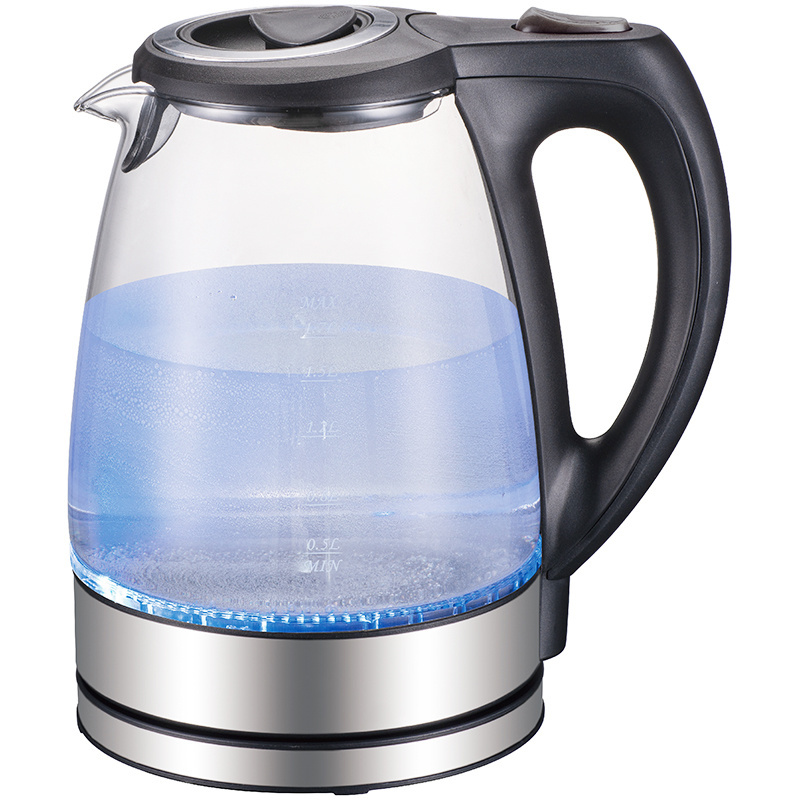 Popular Electric Kettle 2L Hot Water Kettle glass Electric Kettle BPA-Free Water Warmer