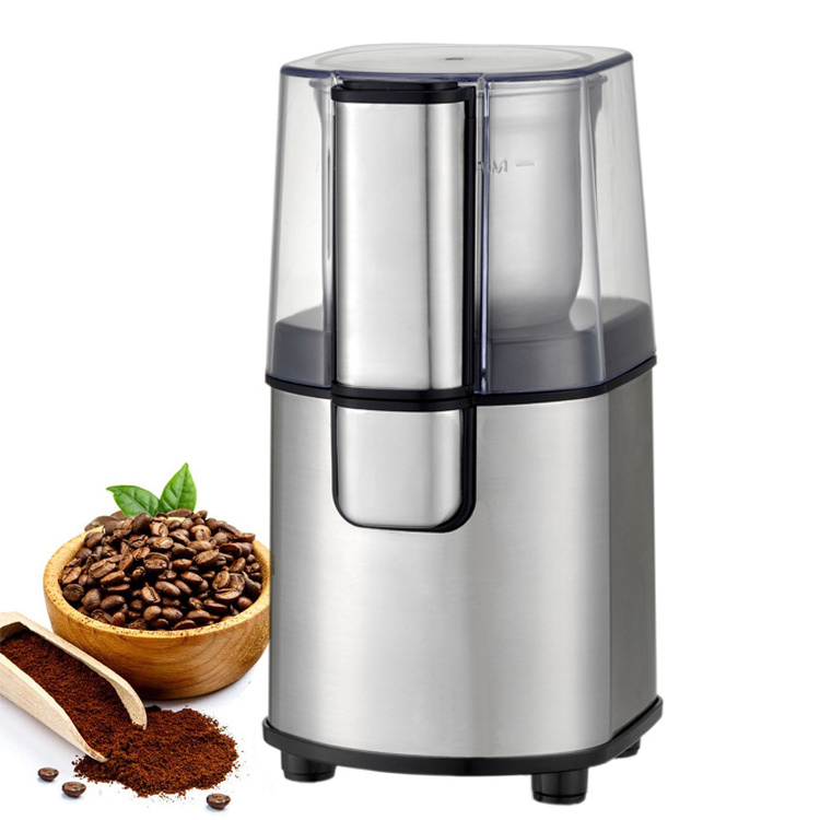 Portable Detachable Coffee and Spice Grinder Electric Mill Machine Compact Stainless Steel Coffee Grinder