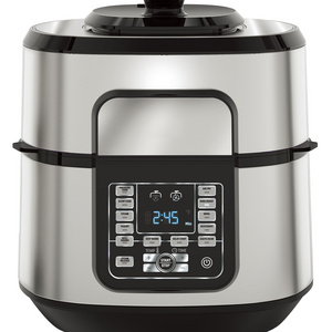 Air Fryer & Pressure Cooker Slow Cooker Steamer Warmer Stainless Steel Finish Pressure Cooker with Air Fryer