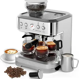 20 bar Italian Espresso Maker Smart Coffee Makers Cappuccino fully automatic Espresso Coffee Machine with milk