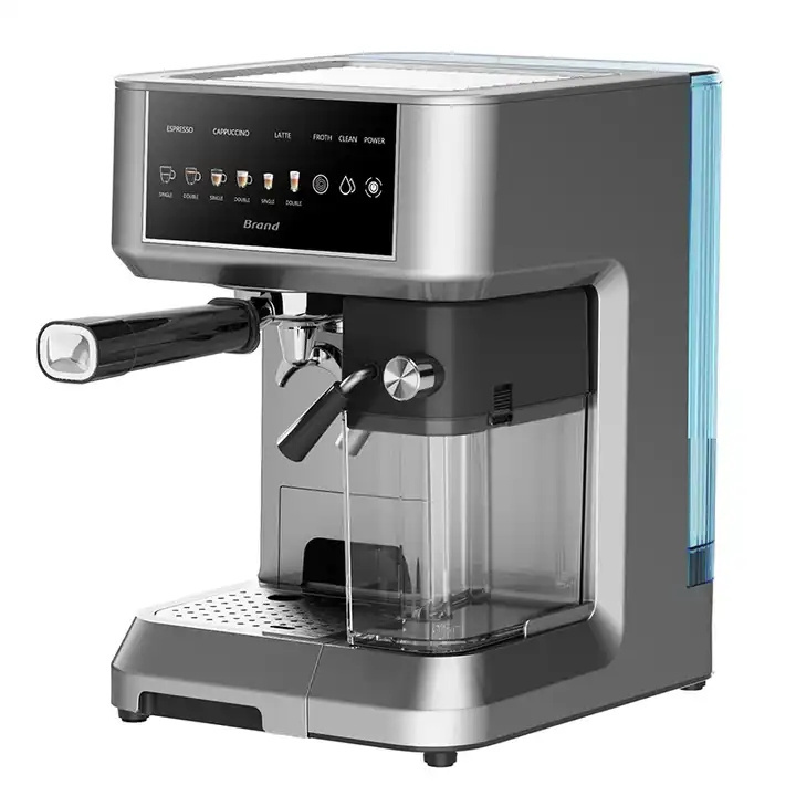 20bar Pressure Espresso Coffee Machine Latte & Cappuccino Coffee Maker with Milk Tank Digital Touch Panel smart coffee makers