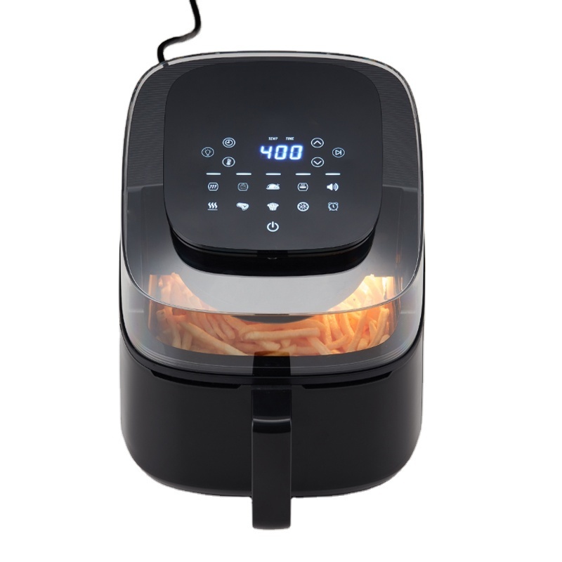 New Air fryer 5L with visible window air fryer digital see-through window Smart kitchen appliances freidora de aire