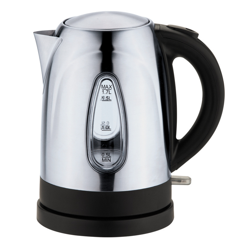 Kitchen Electric Kettle 1.7L 220V Glass Body Stainless Steel Design Electric Water Heat Kettle Glass for Home Appliance