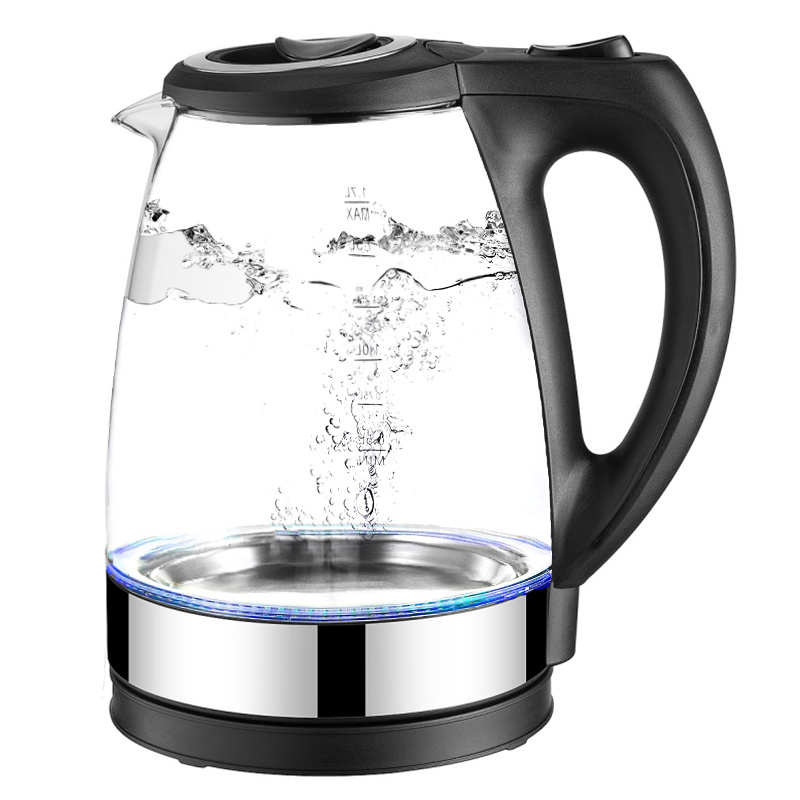 Anbolife 1.7L keep long warm whistling tea electric glass kettle with Blue LED Indicator Light BPA-Free water Kettle