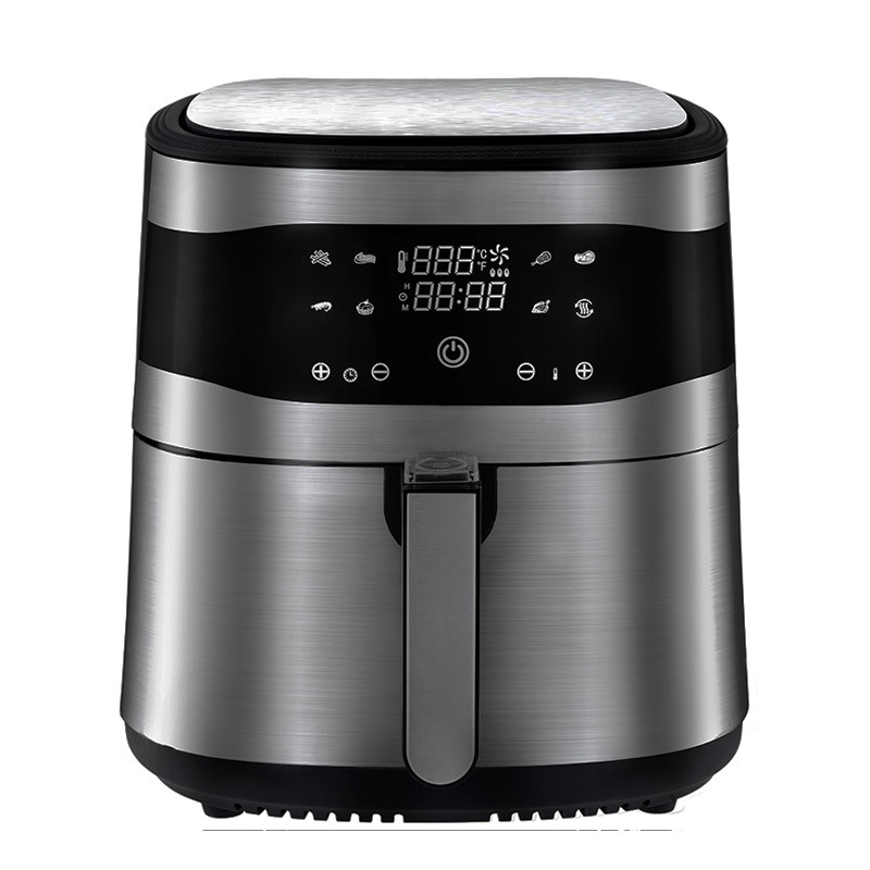 2.5 5  6 7 10 QT Litre detachable electric industrial Kitchen Appliance Deep without oil free cooking digital air pressure fryer