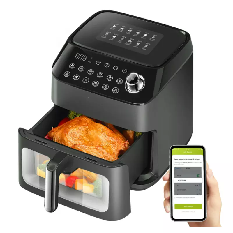 2023 Air Fryers Grill Oven Electric Pizza Air Fryer Ovens Turkish Digital Appliance Made in China Kitchen air cooker fryer wifi