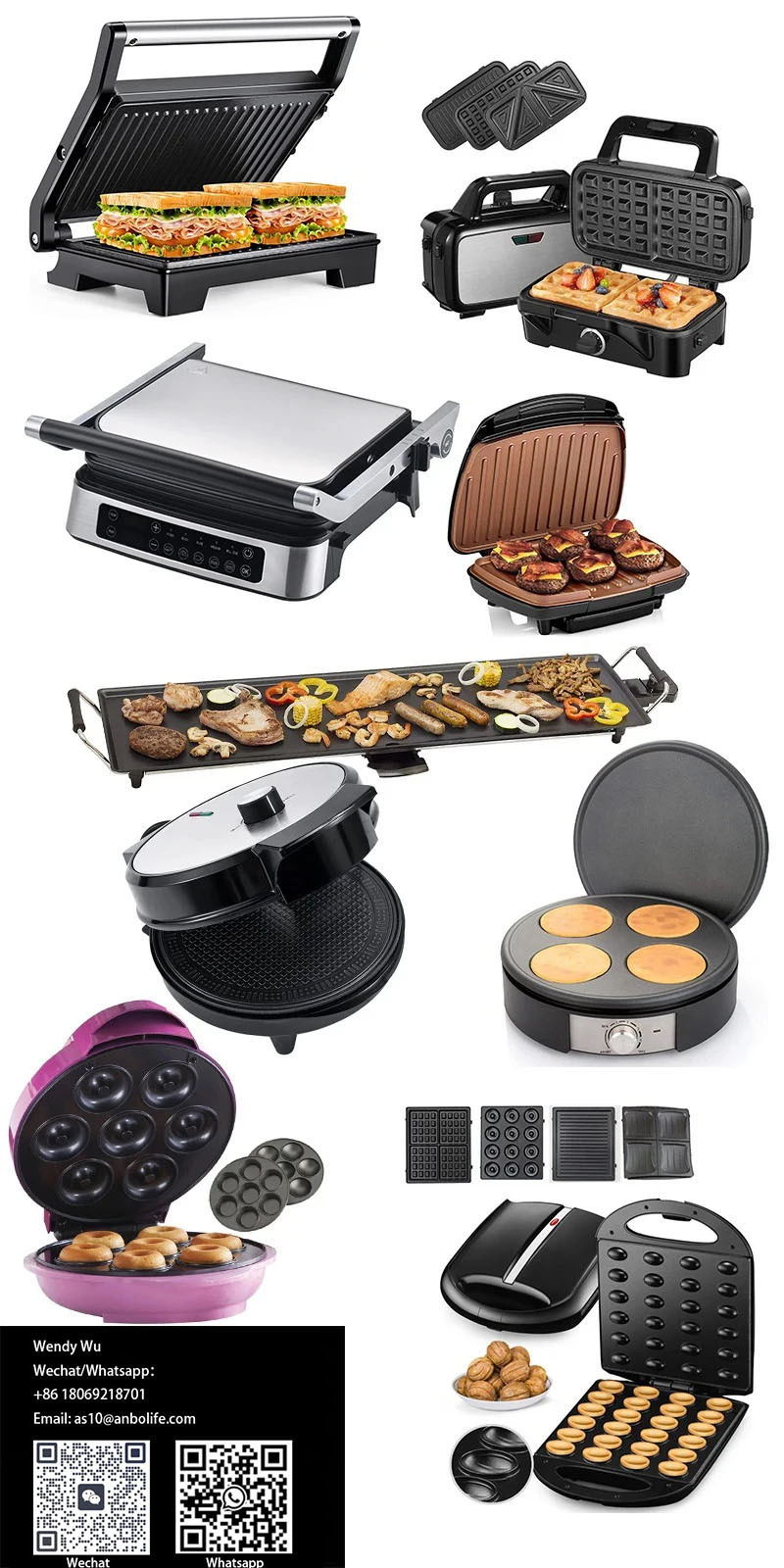 Detachable custom Mini Waffle Maker with face pattern cartoon waffle iron bear animal shape personalized waffle maker machine