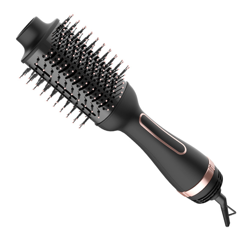 Enhanced Hair Straightener Heat Brush Ceramic Ionic Straightening Brush Hot Comb Ionic Hair Straightener Brush