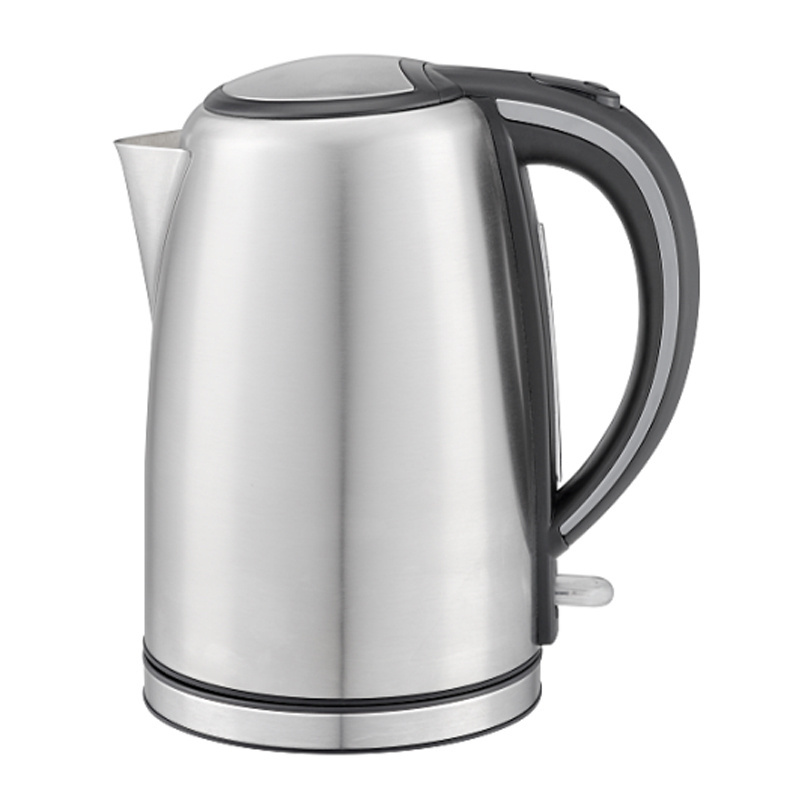 1L Plastic Grey Portable Electric Tea Kettle 360 Cordless with LED light Boil-Dry Protection Cute Kettle Water