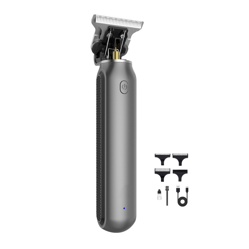 Hair Trimmer Li T-Blade Heavy Hitter Cordless Trimmer Men 0mm Baldheaded Hair Clippers Finish Hair Cutting Machine