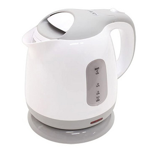 1L Plastic Grey Portable Electric Tea Kettle 360 Cordless with LED light Boil-Dry Protection Cute Kettle Water