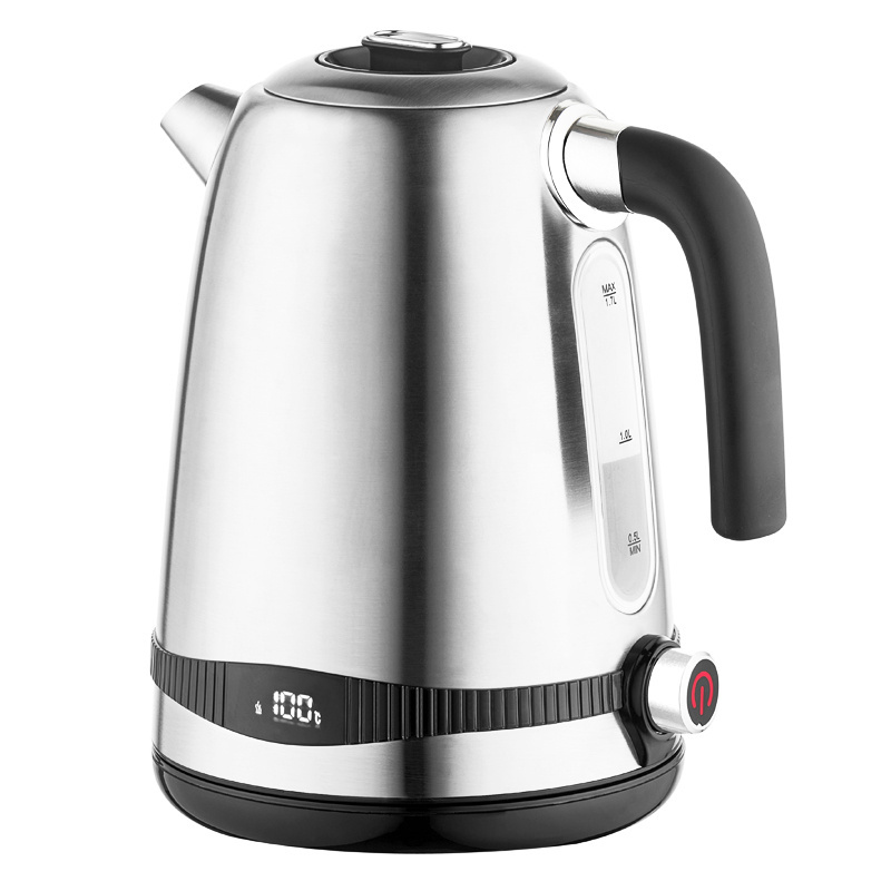 Electric Kettle Temperature Control 1.7L Hot Water Kettle with LED Display Heat Setting Stainless Steel Tea Kettle