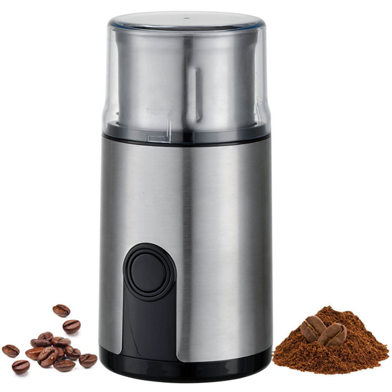 Electric Coffee Bean Grinder Stainless Steel Spice Mill Grinder with Noiseless Motor for Grinding Spices Pepper Herbs Nuts