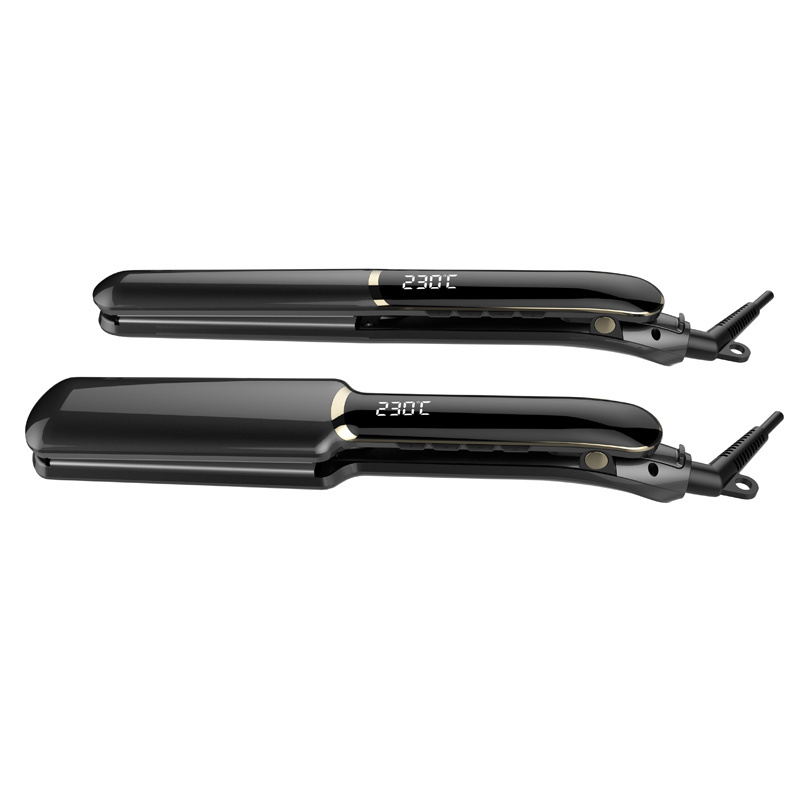 Infrared ionic flat iron hair straightener titanium flat irons