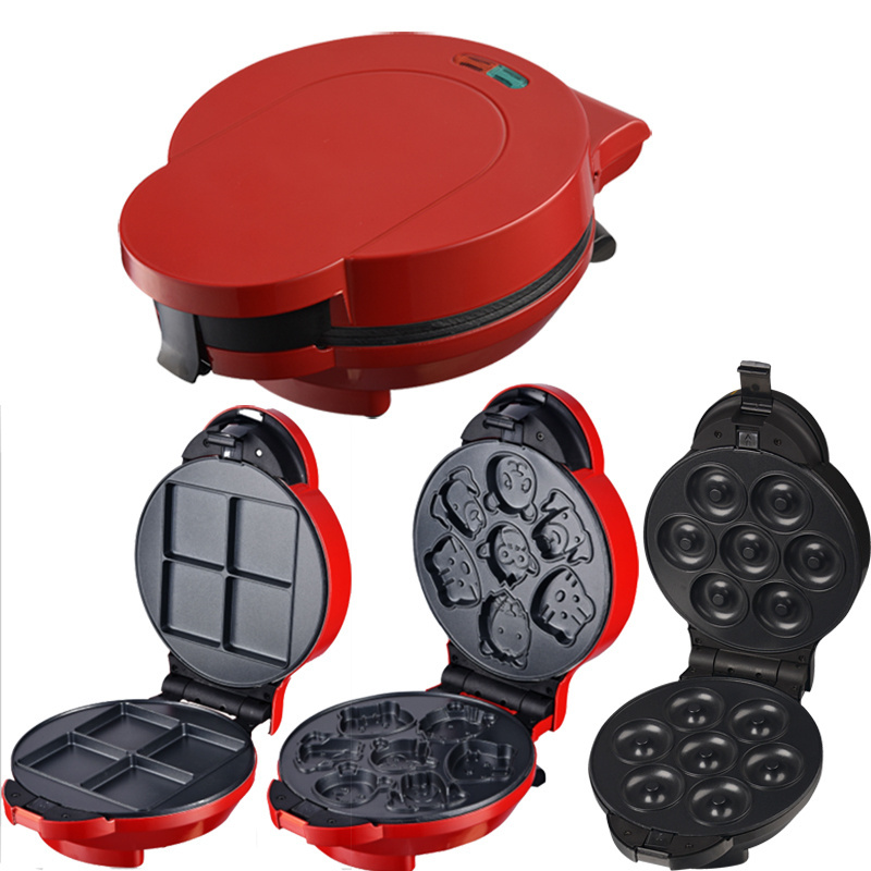 Animal Mini waffle maker Fun breakfast Pancake Detachable Plate shape waffle maker machine electric