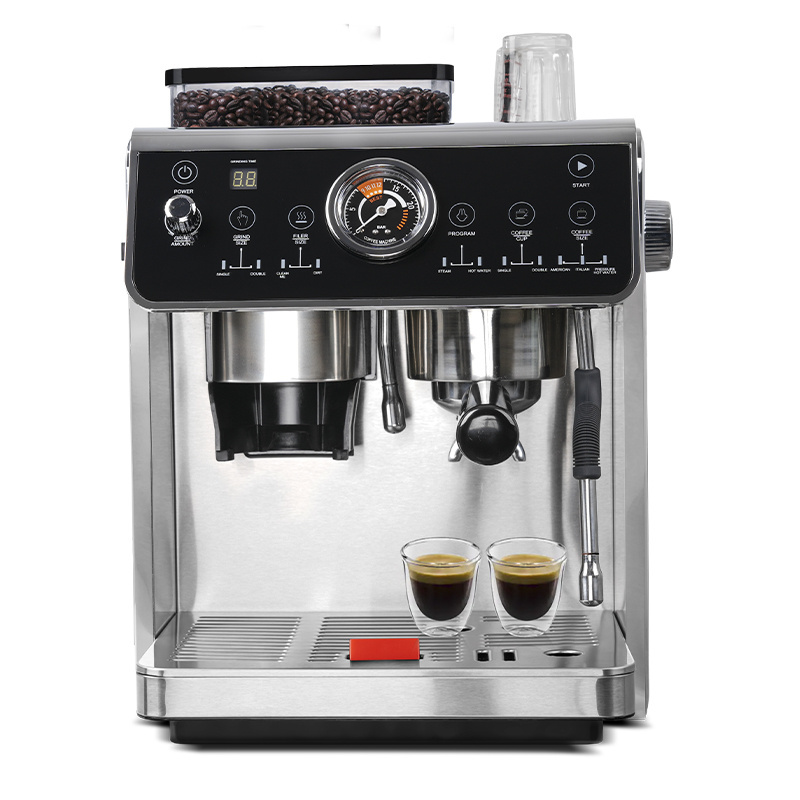 Maker Profesional Cappuccino Expresso Machine Coffee Maker With Grinder Automatic Express Espresso Coffee Machine