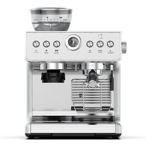 Double Boilber smart coffee makers Espresso coffee maker with bean grinder Stainless steel body Espresso Coffee Machine