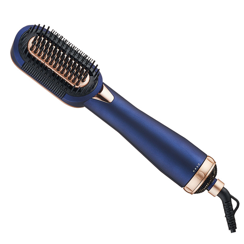 Enhanced Hair Straightener Heat Brush Ceramic Ionic Straightening Brush Hot Comb Ionic Hair Straightener Brush