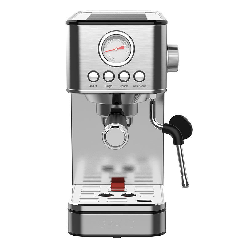 Espresso Coffee Machine Multifunction SS body Espresso Pump Coffee Maker with Milk Frother 15 Bars of Pressure