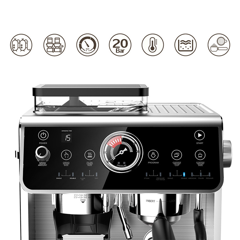 Anbolife coffee machine commercial espresso machine bean to cup coffee machine maker