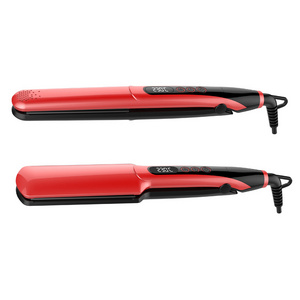 Infrared ionic flat iron hair straightener titanium flat irons