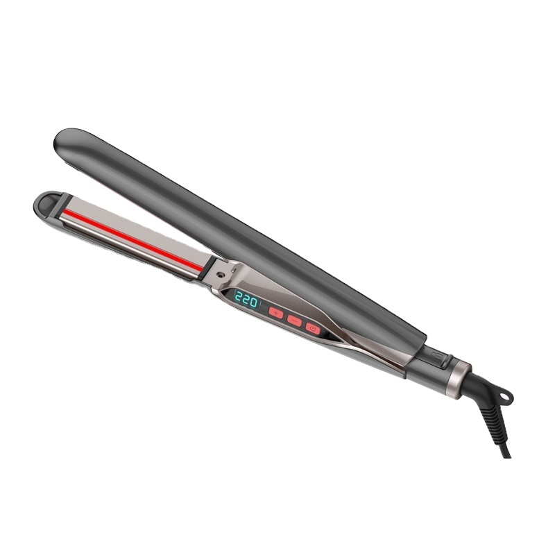 Professional infrared ionic flat iron hair straightener