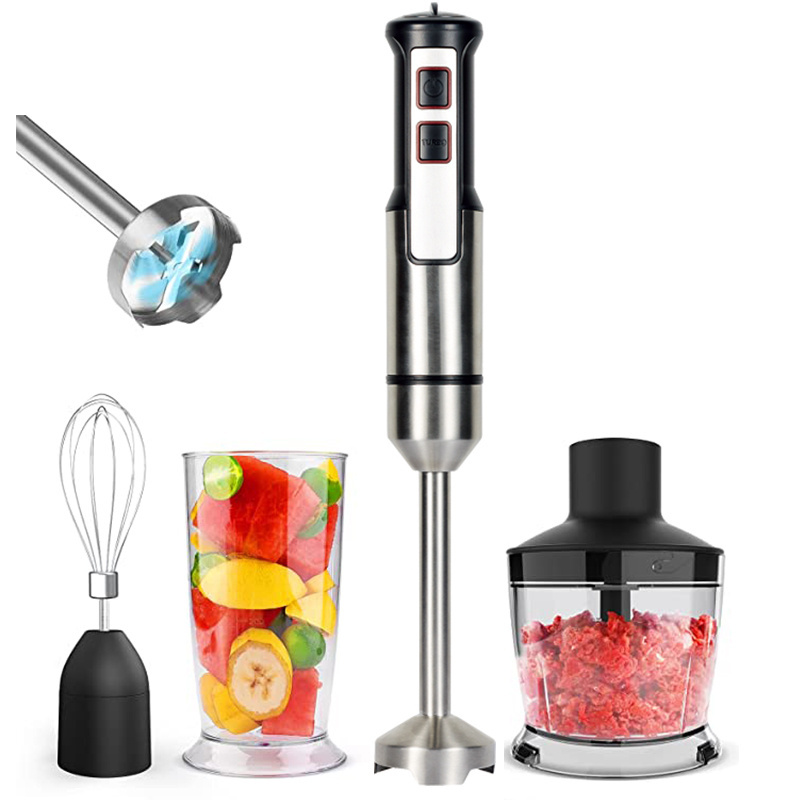 Anbolife mixer grinder immersion hand blender set blender stainless steel blade