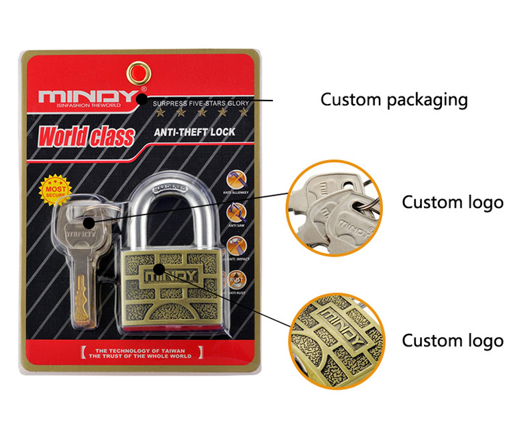 Professional pad lock & zinc alloy cheap safety padlock lockout with great price