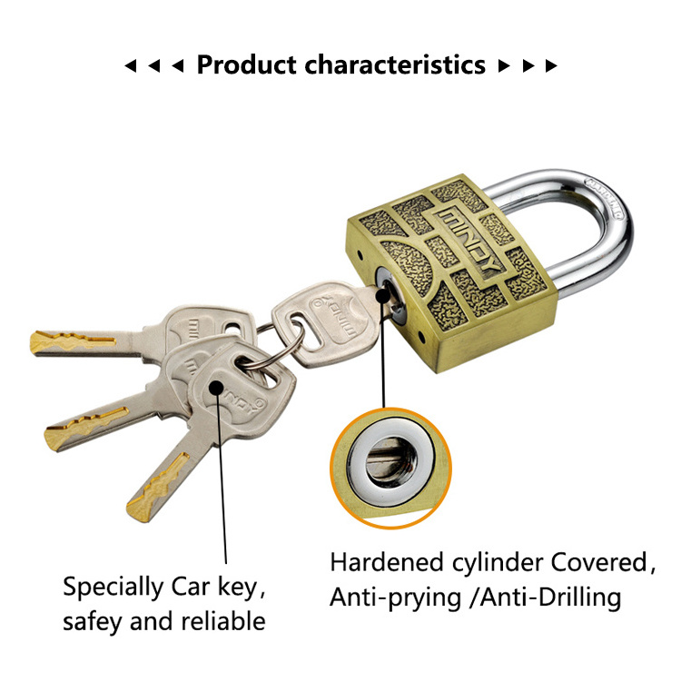 Professional pad lock & zinc alloy cheap safety padlock lockout with great price