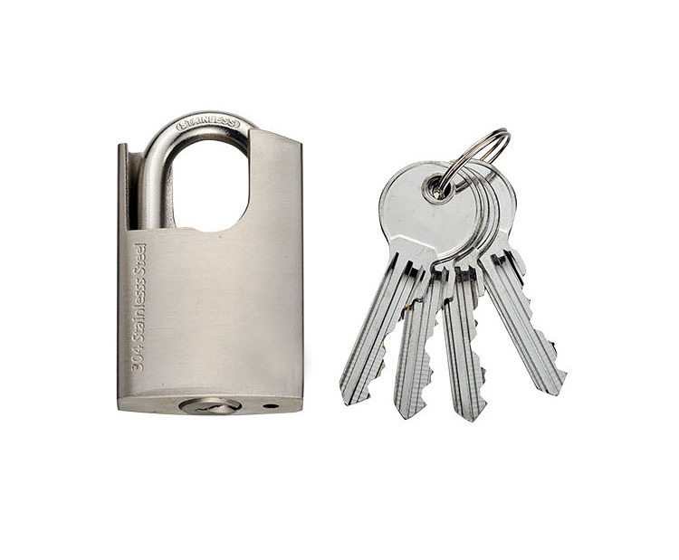 Industrial Padlock Stainless Steel Lockout Tagout Safety Padlock With Hardened Steel Shackle