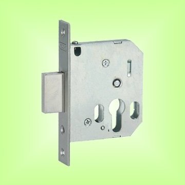 German mortise door lock body latch or key operated handle door lock