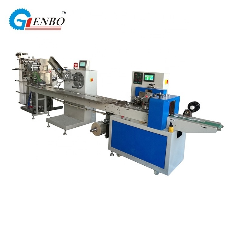 Automatic disposable plastic cutlery packing machine