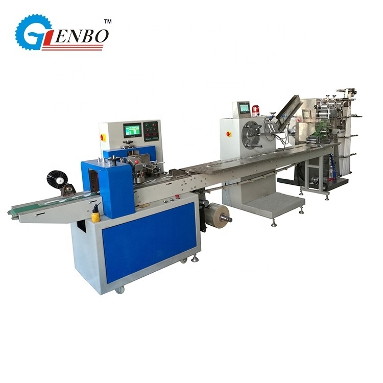 Automatic disposable plastic cutlery packing machine