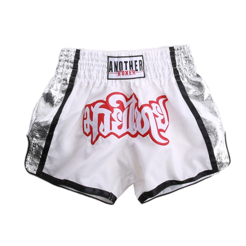 Custom Thai Boxing Shorts Embroidered Boxing Short Men And Personalized Boxing Trunks For Adult Oem Muay Thai Shorts